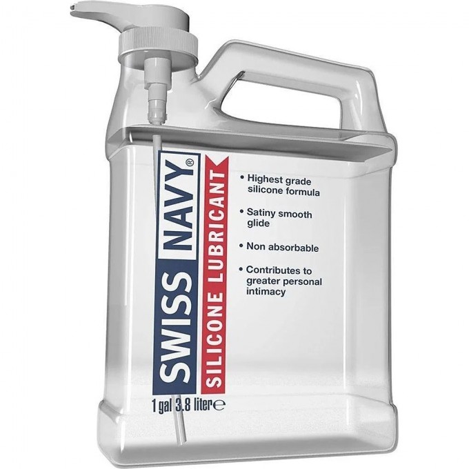Лубрикант SWISS NAVY Silicone Lubricant на силиконовой основе канистра 3,79 л. SNSL1G
